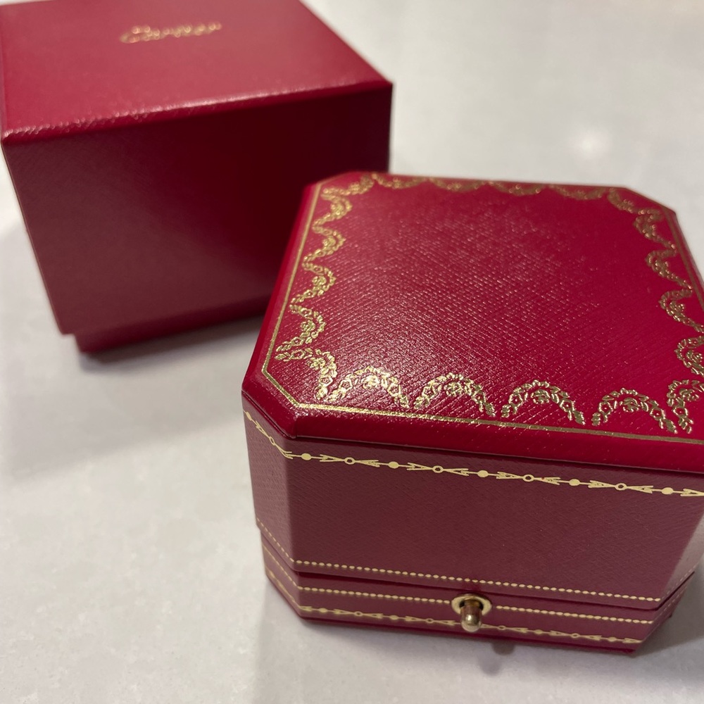 Real Cartier ring box